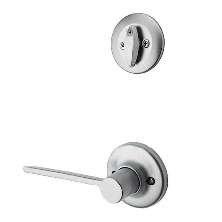 Kwikset Ladera Lever Interior Single Cylinder Handleset Trim 604LRL-RDT-RH-26D